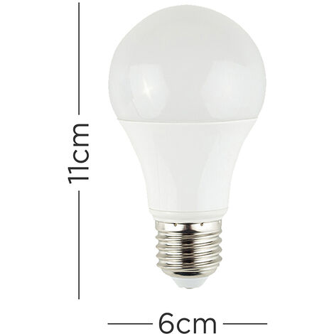 6watt GLS LED ES E27 Screw Cap Daylight 6500k Equivalent to 40watt Non  Dimmable - The Lightbulb Co. UK