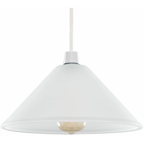 White Frosted Glass Ceiling Light Shade, How Do You Frost Glass Lamp Shades