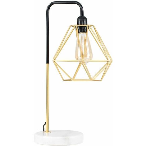 talisman black and copper lamp with diablo shade