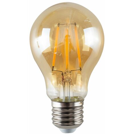 Vintage LED Bulbs Filament GLS Lightbulb Lamp Amber A+ - Single