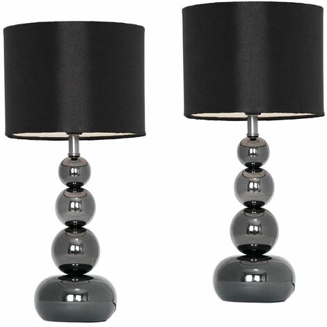 Black bedside deals lights