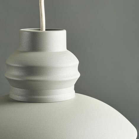 Penglai Modern Cement Grey Stone Effect Fisherman's Style Ceiling Pendant Light Shade