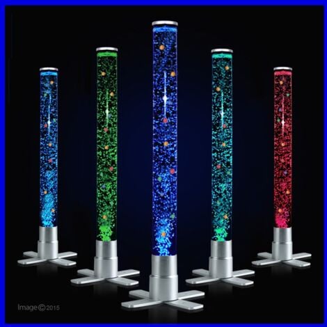 LED Colour Changing Novelty Sensory Tower Bubble Lamp - 60cm