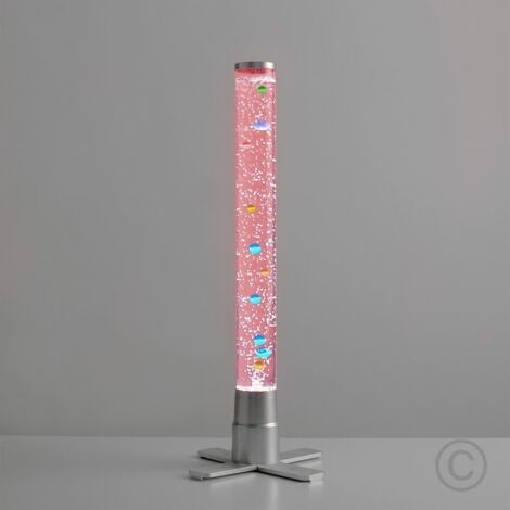 LED Colour Changing Novelty Sensory Tower Bubble Lamp - 60cm