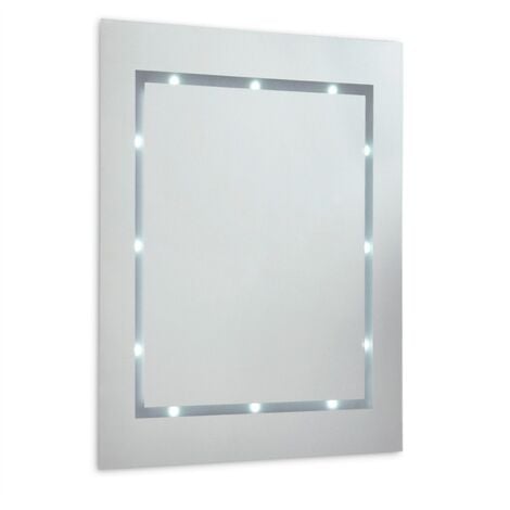 Mirror IP44 Bathroom Battery Operated Integrated Cool White LED Mirror Light