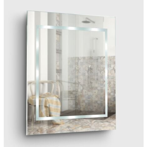 Mirror IP44 Bathroom Battery Operated Integrated Cool White LED Mirror Light