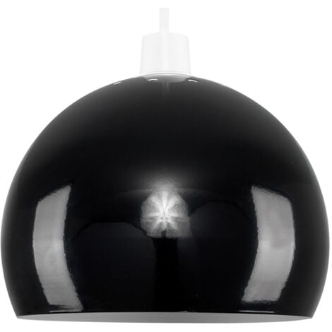Retro Black Arco Style Dome Ceiling Pendant Light Shade