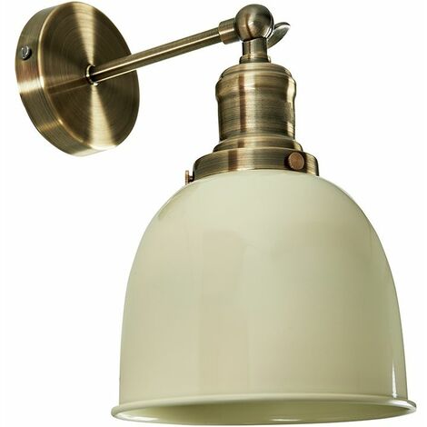 Adjustable Knuckle Joint Wall Light - Cream - No Bulb
