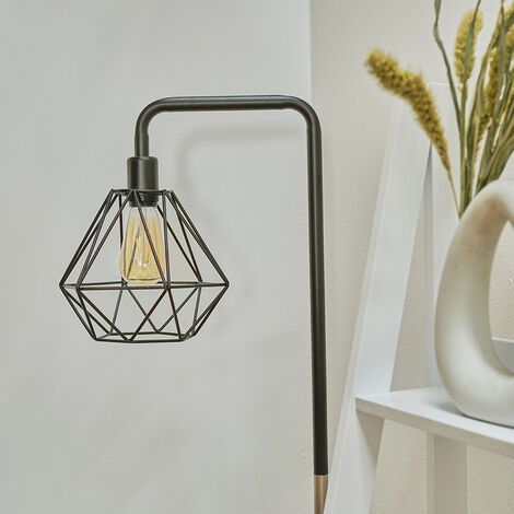 Metal geometric outlet lampshade