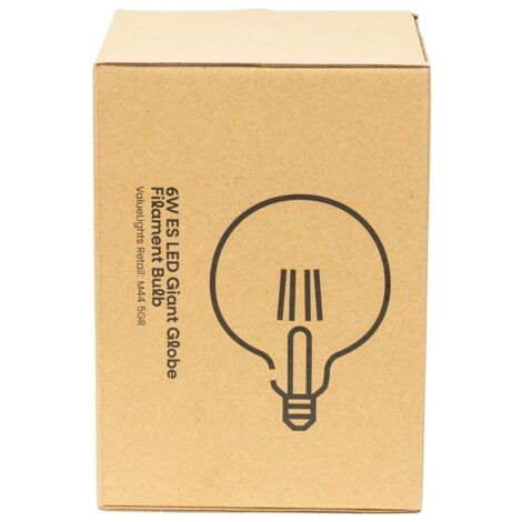 Vintage LED Bulbs Giant Globe Lightbulb Lamp Amber  - Single
