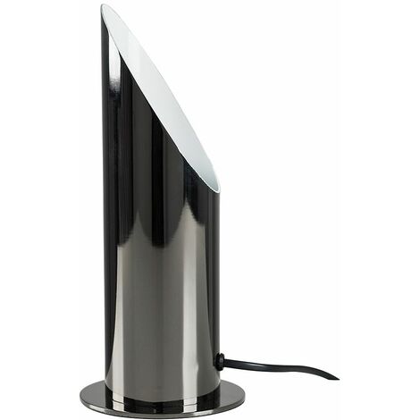 Floor Lamp Uplighter Modern GU10 Wall Wash Light - Black Chrome
