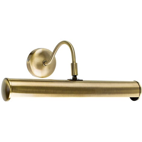 Modern Adjustable Twin Picture Wall Light In A Copper Effect Finish 