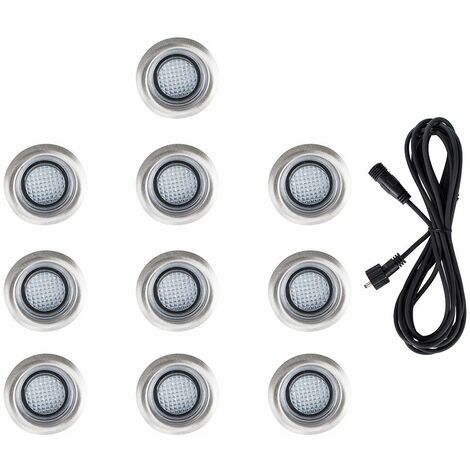 Outdoor recessed ceiling or wall spotlight