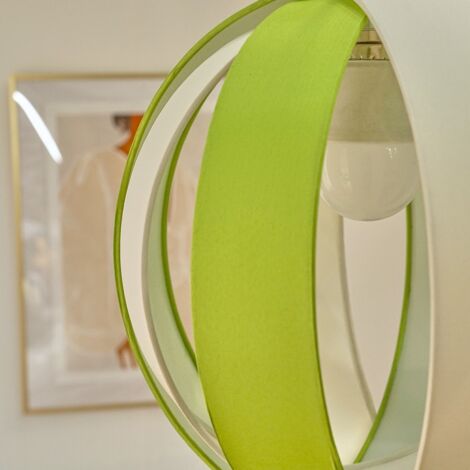 J90 Green Modern Fabric Globe Ceiling Pendant Light Shade