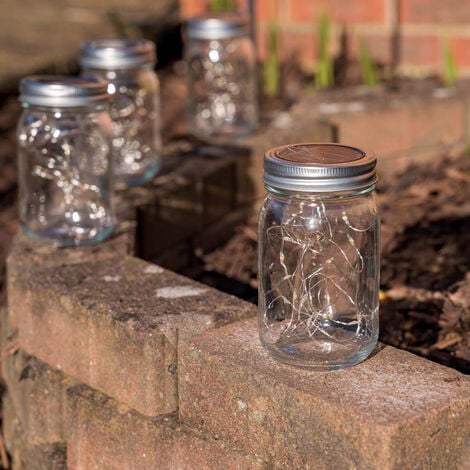 Solar powered deals mason jars