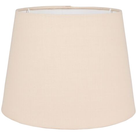Aspen Modern Tapered Table Floor Lamp Light Shade with Beige Fabric Finish