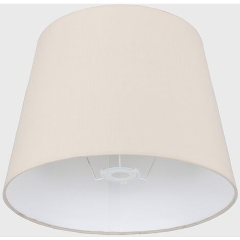 Aspen Modern Tapered Table Floor Lamp Light Shade with Beige Fabric Finish
