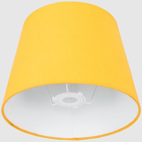 Aspen Modern Yellow Fabric Table Floor Light Shade