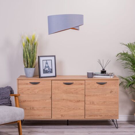 Trekan Grey Ceiling Pendant Shade