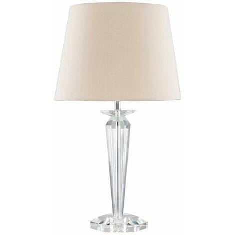 Minisun K9 Crystal Table Lamp With, Tapered Crystal Table Lamp