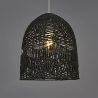 Birdcage Easy Fit Ceiling Light Shade + 6W LED GLS Bulb - No Bulb