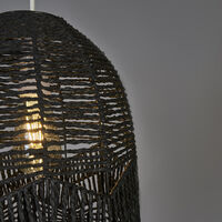 Birdcage Easy Fit Ceiling Light Shade + 6W LED GLS Bulb - No Bulb