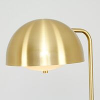 Modern Designer Floor Lamp with a Marble Base - Gold