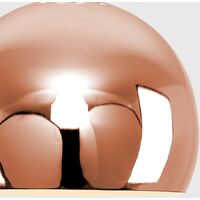 Arco Ceiling Pendant Light Shade Domed Lampshade - Copper - No Bulb