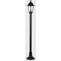 4 X Traditional Victorian 1.2M Black IP44 Outdoor Garden Lamp Post Bollard Lights - No Bulbs