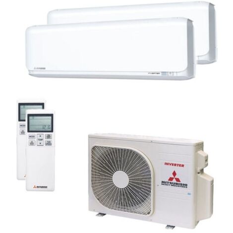 Klimaanlage Mitsubishi Heavy SRK 20 ZSX-WF + SRK 25 ZSX-WF + SCM 45 ZS-W - 4,55,3kW KühlenHeizen