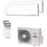 Klimaanlage Mitsubishi Heavy SRK 20 ZSX-WF + SRK 25 ZSX-WF + SCM 45 ZS-W - 4,55,3kW KühlenHeizen
