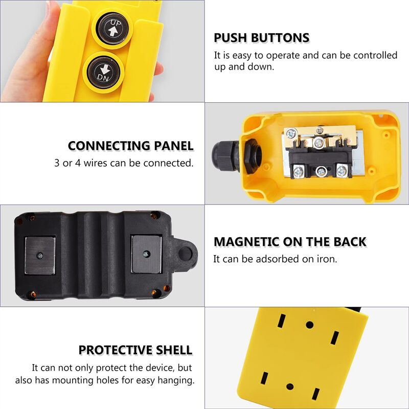 Télécommande Interrupteur Pour Benne Basculante 12V - Momentané (Neuf)