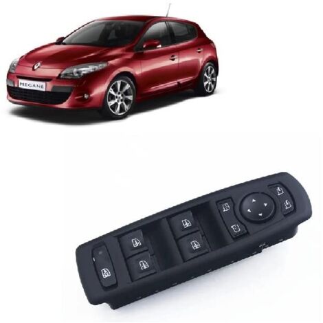 Interrupteur Lève-Vitre Avant Gauche Pour Renault Fluence (à Partir De Mars 2010) – Marque NTY
