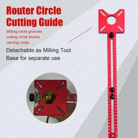 Guide De Rainurage Pour Défonceuse - Gabarit En Aluminium Pour Fraisages Précis (meubles, DIY) - 3