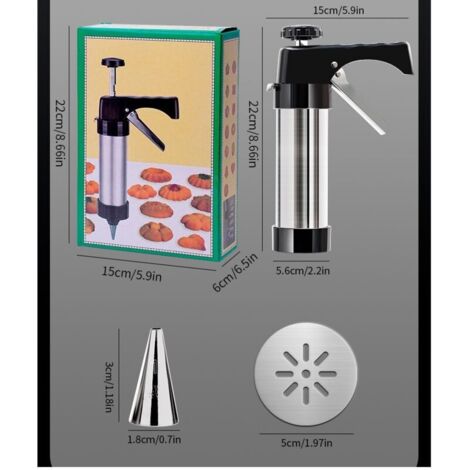 Presse à Churros Professionnelle En Acier Inoxydable - Pour Faire Des Churros Maison - Ustensile De Cuisine Pour Friture Ou Four