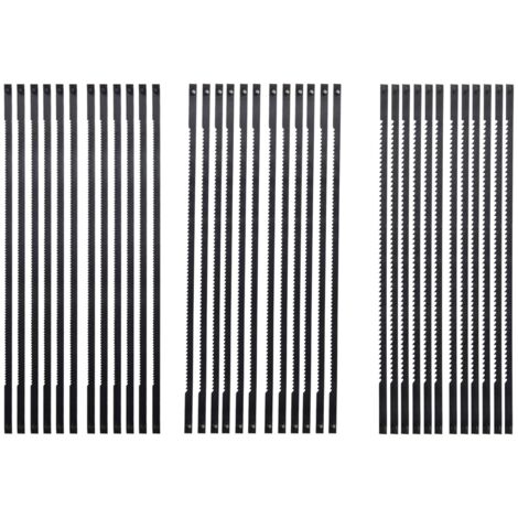 48 Lames De Scie à Chantourner 105mm 15/18/24 TPI - Compatibles Dremel MS20 MS51 MS52 MS53