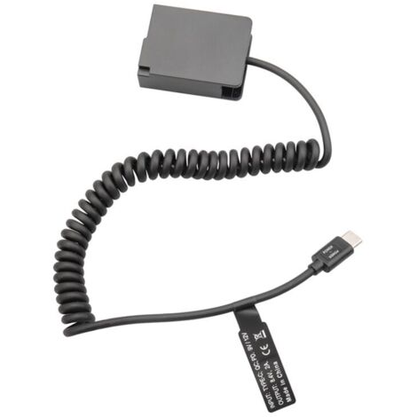 Cikonielf Batterie factice pour coupleur CC USB Adaptateur secteur Cikonielf Batterie factice pour coupleur CC USB Adaptateur secteur