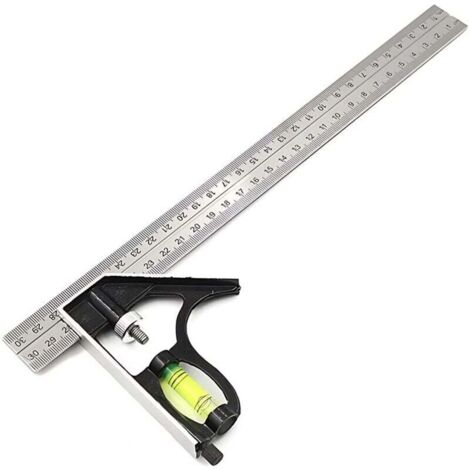 Équerre combinée en acier inoxydable de 300 mm Équerre combinée avec ...