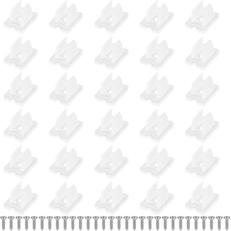 Led Support Insert 30 Pièces Clips de Fixation pour Bande Lumineuse LED, Attache Ruban Led ...