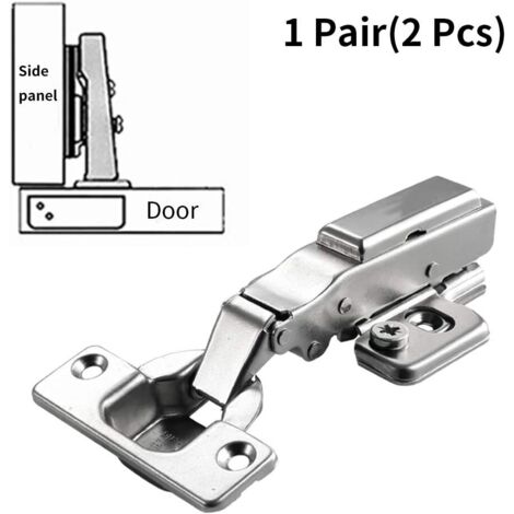 Lot De 12 Charnières Zippées Rabattables Blanc - Quincaillerie Aluminium - New Open Box