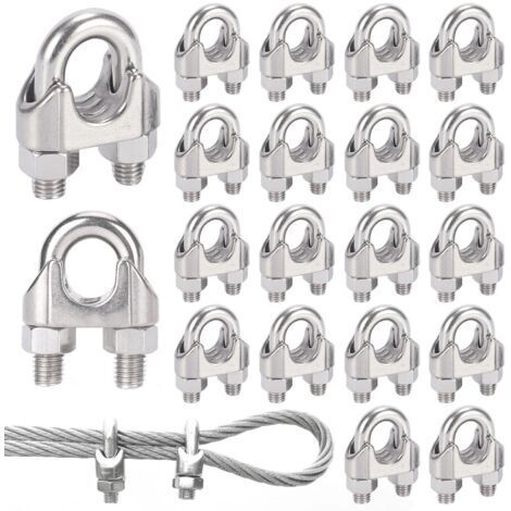 NOLUXA Cable Stop, 24 Pièces Serre Cable velo Kit de Réparation de Câble d' Accélérateur d'Arrêt de Câble Adapté aux Pièces de Tracteur NOLUXA Cable Stop, 24 Pièces Serre Cable velo Kit de Réparation de Câble d' Accélérateur d'Arrêt de Câble Adapté aux Pièces de Tracteur