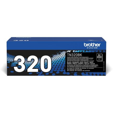 Cartuccia Toner Nera Brother TN320BK per Stampanti con Capacit� di 2.500 Pagine (1/4)