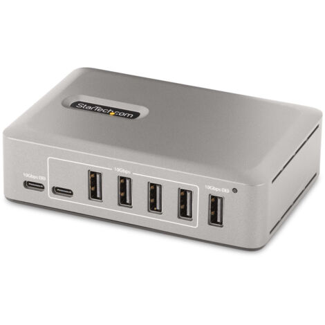 StarTech.com Hub USB-C 3.0 a 10 Porte - 8x USB-A + 2x USB-C - Autoalimentato con Alimentatore da 65W - Hub USB 3.1 10Gbps - (1/4)
