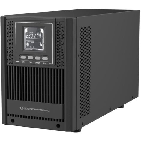 Conceptronic ZEUS52ES2K gruppo di continuità (UPS) Doppia conversione (online) 2 kVA 1800 W 4 presa(e) AC (1/4)