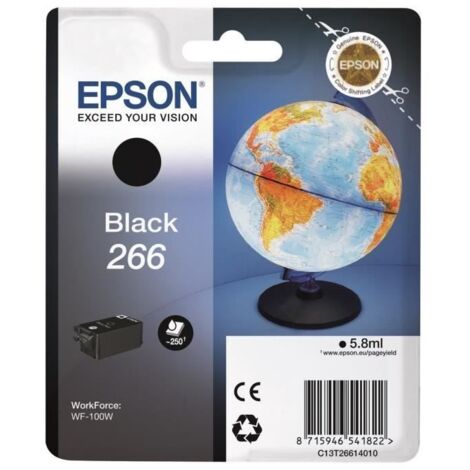 Epson Globe Singlepack Black 266 ink cartridge C13T26614010 (1/5)