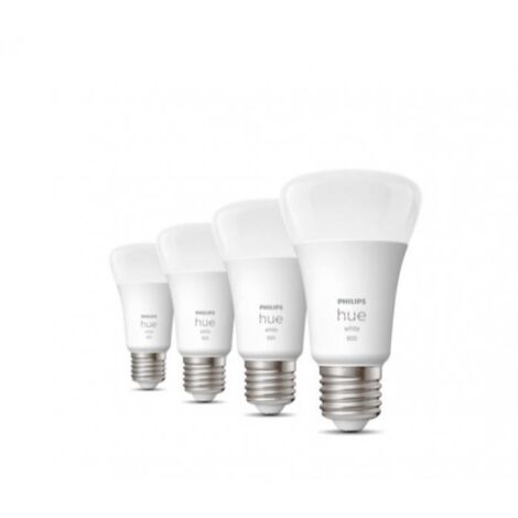 Philips hue white 4 lampadine led a60 e27 9w 929001821625 31914100