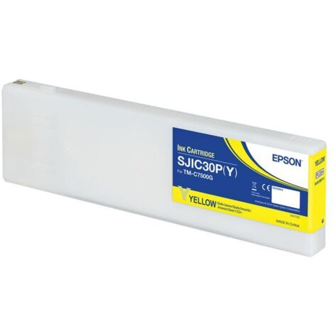 Cartuccia d'inchiostro originale Epson SJIC30P(Y) Giallo per stampante ColorWorks C7500G (1/3)