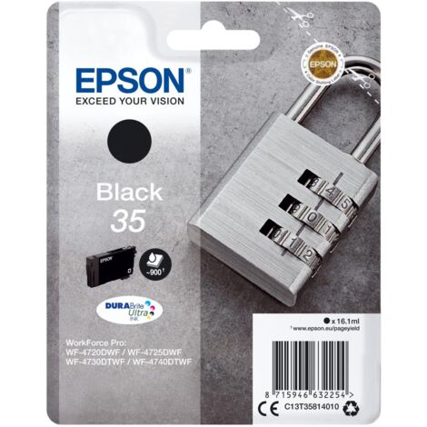Epson Padlock C13T35814010 cartuccia d'inchiostro 1 pz Originale Resa standard Nero (1/3)