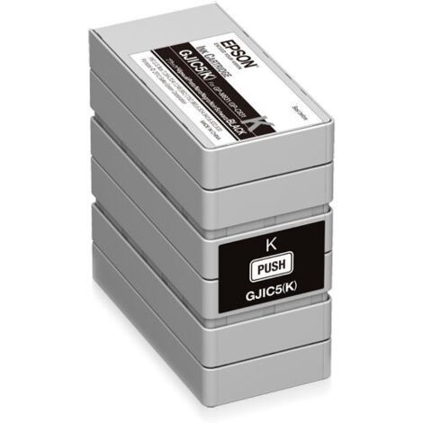 Cartuccia d'inchiostro Epson GJIC5(K) nera per stampanti ColorWorks C831 e GP-M831 (1/5)