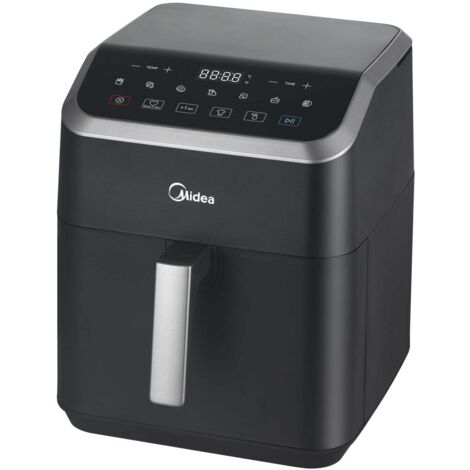 Midea MAD70000ADK friggitrice Singolo 7 L Indipendente 1800 W Friggitrice ad aria calda Nero